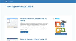 Desktop Screenshot of descargarmicrosoftoffice.com